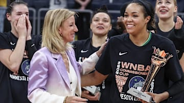 Napheesa Collier put Cathy Engelbert on blast Tuesday. 