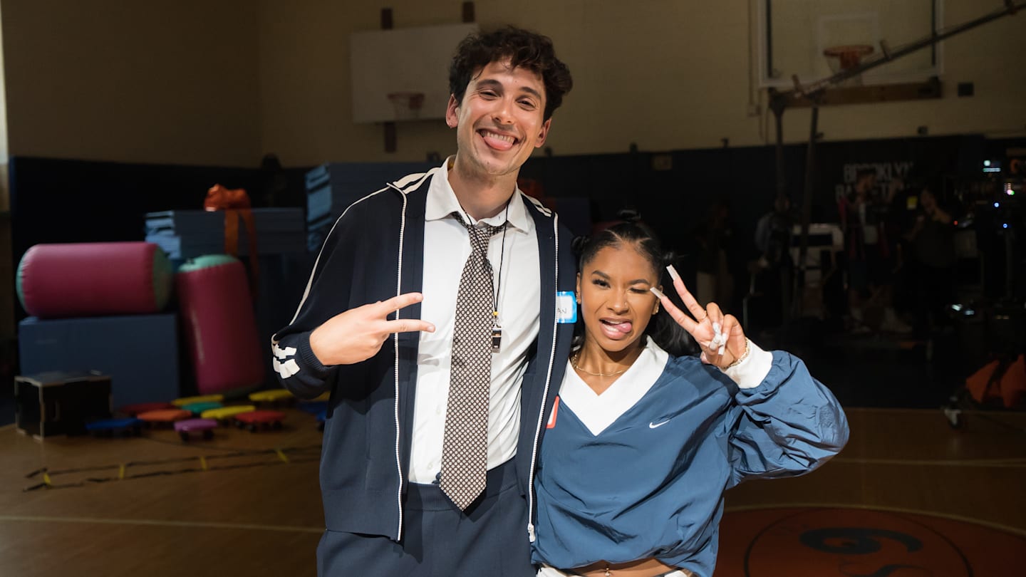 Jordan Chiles Tests Her Skills As a Physical Education Teacher on Celebrity Substitu