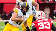 Iowa Hawkeyes quarterback Mark Gronowski outrushed and outpassed his counterpart, TJ Lateef.