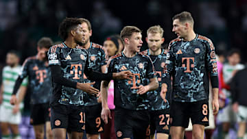 Die Bayern setzten sich in Glasgow 2:1 durch
