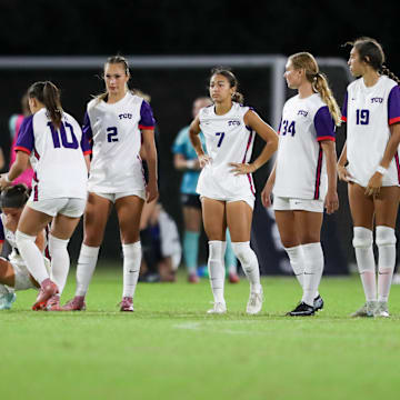 The No. 5 TCU Horned Frogs fell to the BYU Cougars 4-3 in penalties in the Big 12 Tournament Quarterfinals from Garvey-Rosenthal Soccer Stadium in Fort Worth, TX.
