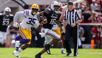 South Carolina football quarterback LaNorris Sellers