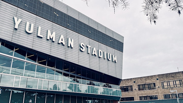 Dec 3, 2022; New Orleans, Louisiana, USA; General outside view of Yulman Stadium on an overcast day before the game between the Tulane Green Wave and the UCF Knights at Yulman Stadium.