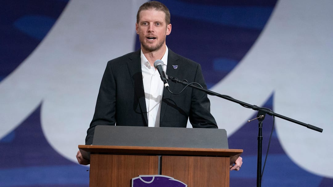 Kansas State's new head football coach Collin Klein.