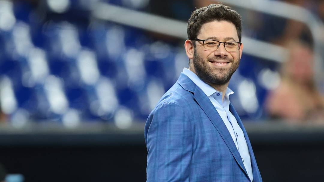 Miami Marlins president of baseball operations Peter Bendix. Credit: Sam Navarro-Imagn Images