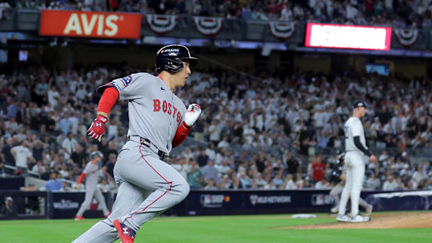 Boston Red Sox pinch-hitter Masataka Yoshida