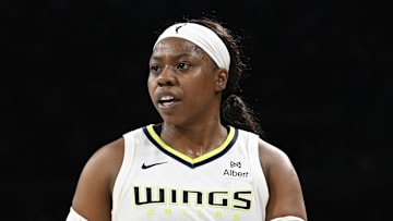 Dallas Wings guard Arike Ogunbowale.