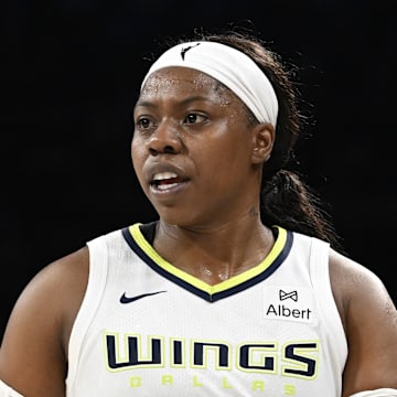 Dallas Wings guard Arike Ogunbowale.