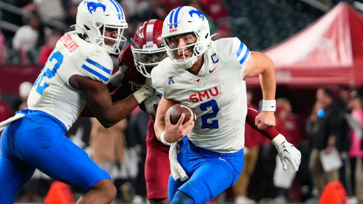 SMU vs. Nevada game predictions by a college football analytic model