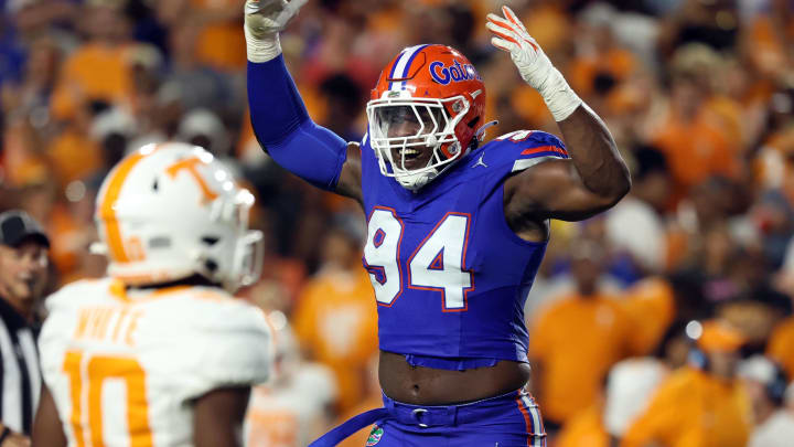 Florida Gators defensive lineman Tyreak Sapp has been singled out as a leader by head coach Billy Napier