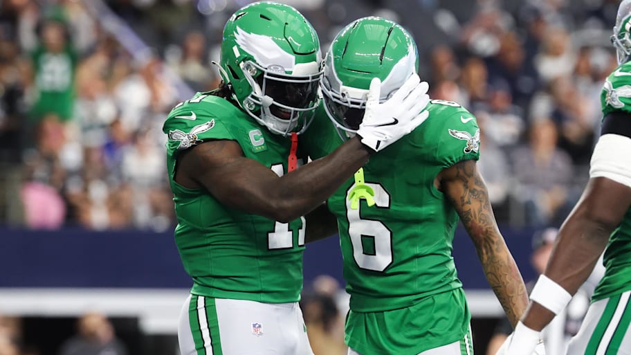 A.J. Brown and DeVonta Smith