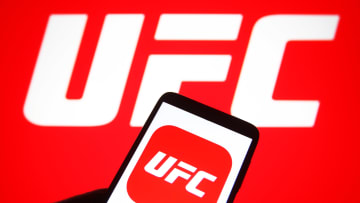 In this photo illustration the Ultimate Fighting...