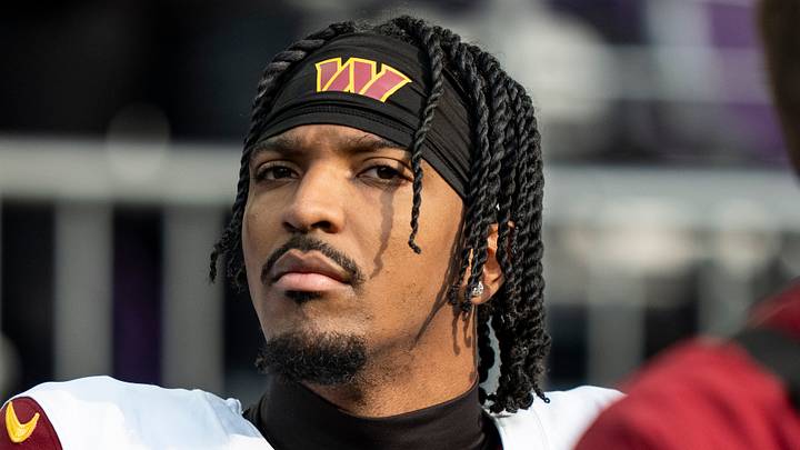 Washington Commanders quarterback Jayden Daniels