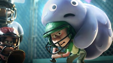 WIN OR LOSE - Sweaty blob and Laurie. © 2024 Disney/Pixar. All Rights Reserved.
