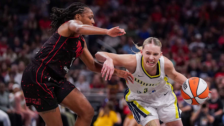 Dallas Wings star Paige Bueckers scored 16 points in 35 minutes against the Indiana Fever on Tuesday. | Grace Hollars/IndyStar / USA TODAY NETWORK via Imagn Images