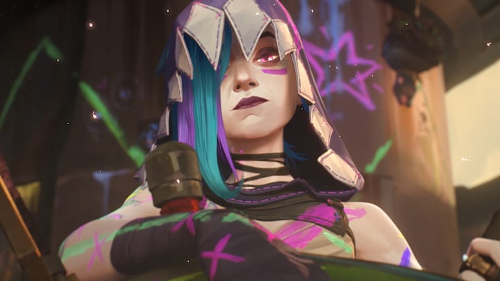 Arcane Season 2. Ella Purnell as Jinx in Arcane Season 2