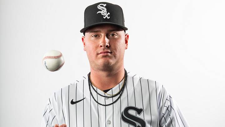 Feb 17, 2026; Glendale, AZ, USA; Chicago White Sox pitcher Tanner McDougal poses for a portrait during photo day at Camelback Ranch. Mandatory Credit: Mark J. Rebilas-Imagn Images