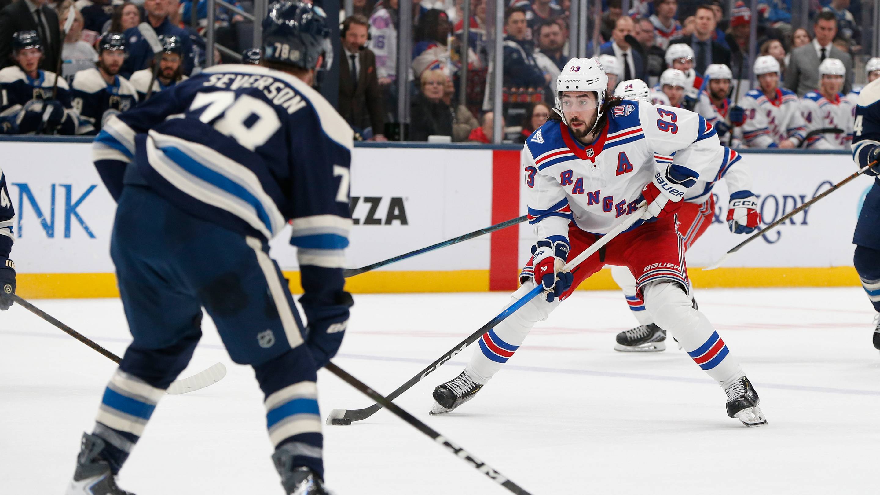 Blue Jackets will try to keep the Rangers under a touchdown tonight