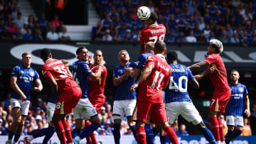 Jarell Quansah rises highest attacking a Liverpool corner