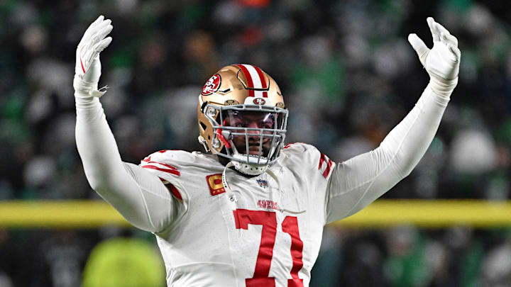 San Francisco 49ers offensive tackle Trent Williams (71)