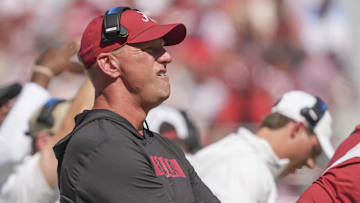 Alabama Crimson Tide head coach Kalen DeBoer