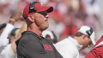 Alabama Crimson Tide head coach Kalen DeBoer