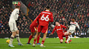 Manchester United earned a point at Anfield