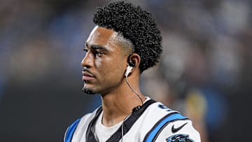 Carolina Panthers quarterback Bryce Young