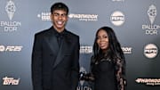 Lamine Yamal y su madre Sheila Ebana, que lo dio a luz cuando tenía sólo 16 años 