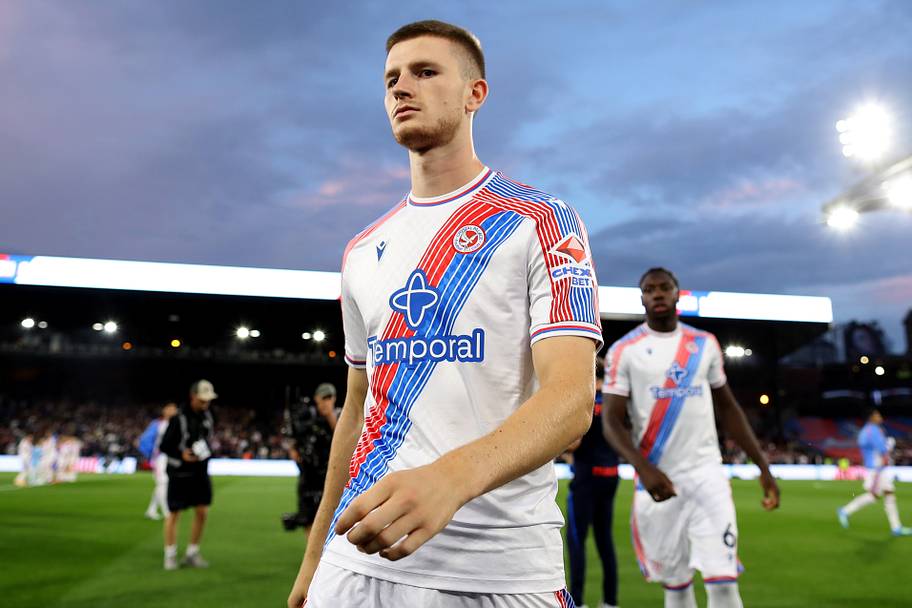 Adam Wharton walking off.