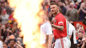 Beckham atuou em Old Trafford e no Santiago Bernabéu