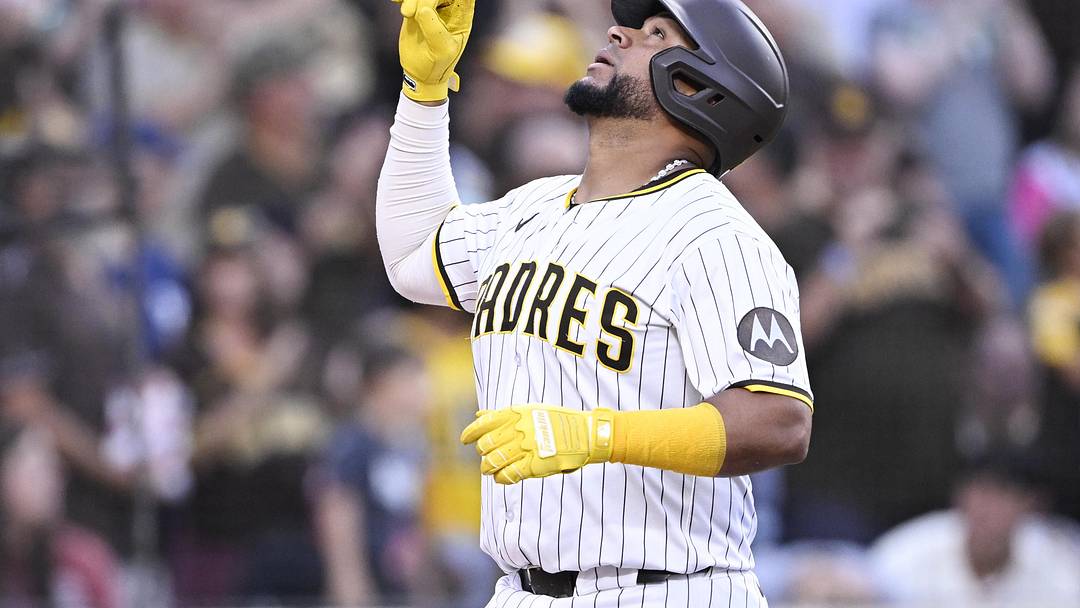 San Diego Padres catcher Elias Diaz.