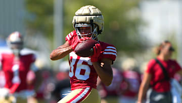 San Francisco 49ers wide receiver Junior Bergen