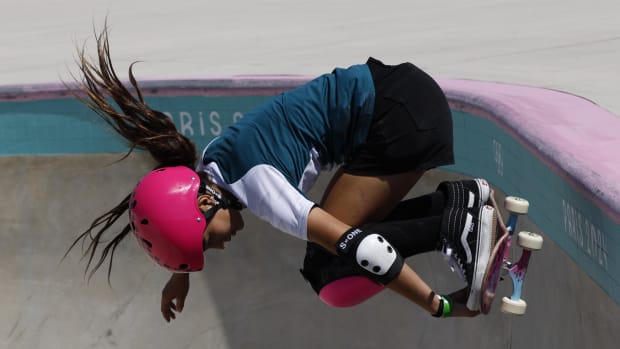 Arisa Trew in the women's park prelims during the Paris 2024 Olympic Summer Games.