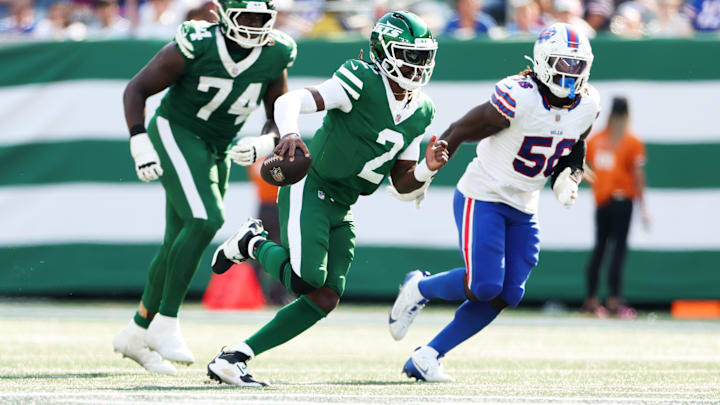NY Jets quarterback Tyrod Taylor