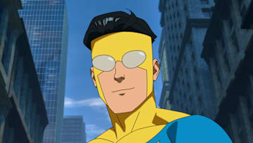 Invincible - Episode 101 - "It's About Time" --Pictured: Steven Yeun (Mark Grayson) -- Credit: Courtesy of Amazon Studios