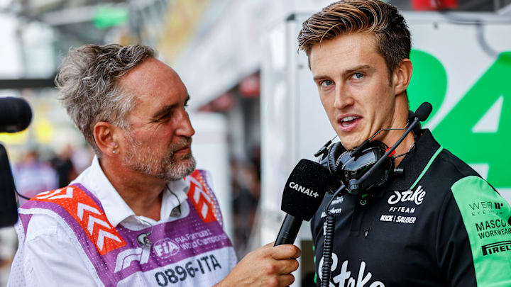 Theo Pourchaire, Reserve Driver, Stake F1 Team Kick Sauber, gives an interview; 2024 Italian Grand Prix, Formula One World ChampionshipDate published