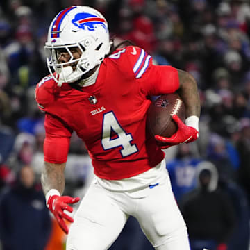 Buffalo Bills running back James Cook.