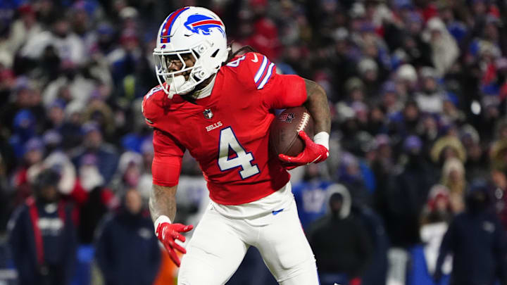 Buffalo Bills running back James Cook.