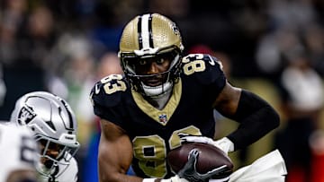 New Orleans Saints tight end Juwan Johnson 