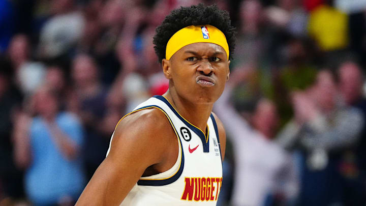 Denver Nuggets forward Peyton Watson 