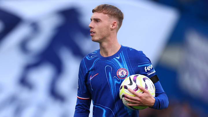 Cole Palmer took home the match ball after scoring four goals against Brighton in the Premier League