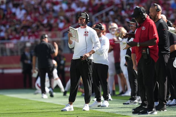 San Francisco 49ers head coach Kyle Shanahan.