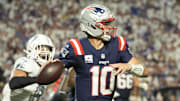Drake Maye and the Patriots head into Tennessee to face off against the Titans.