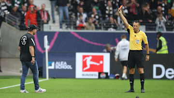 Steffen Baumgart sah in Frankfurt die Rote Karte