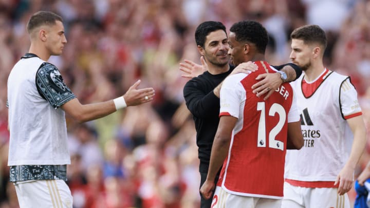 Mikel Arteta is thrilled to have Jurrien Timber back 