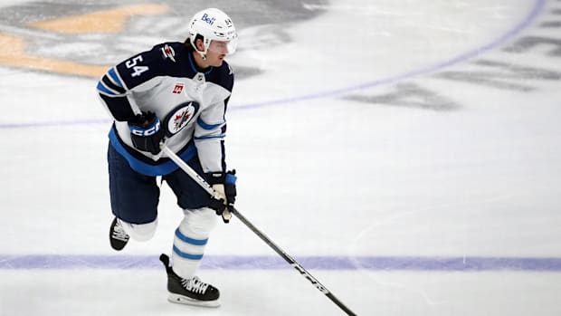 Winnipeg Jets defenseman Dylan Samberg