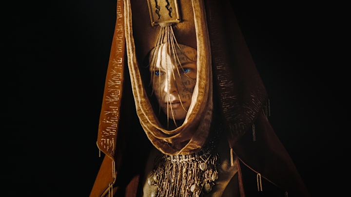 REBECCA FERGUSON as Lady Jessica in Warner Bros. Pictures and Legendary Pictures’ action adventure “DUNE: PART TWO,” a Warner Bros. Pictures release. Photo Credit: Courtesy Warner Bros. Pictures © 2023 Warner Bros. Entertainment Inc. All Rights Reserved.