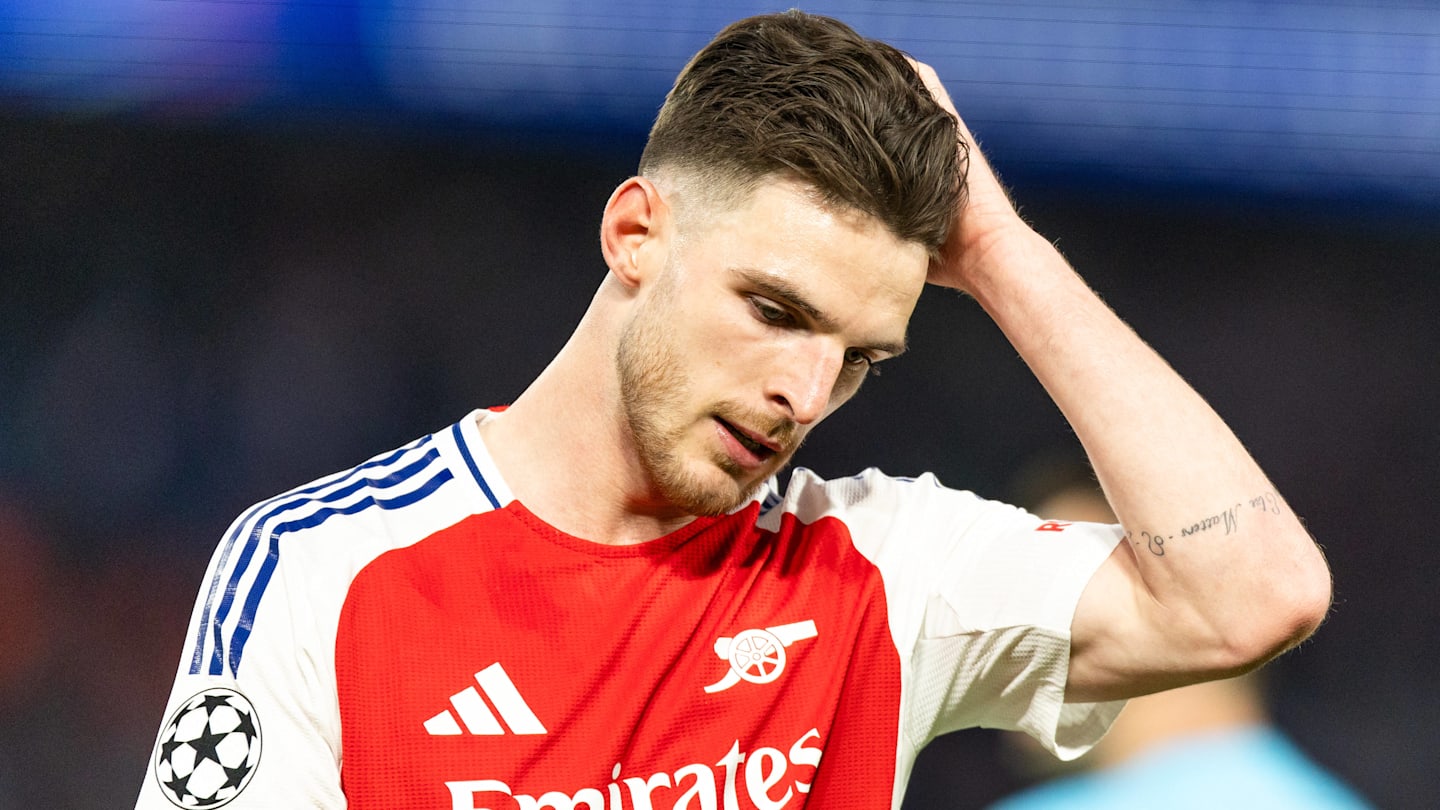 Arsenal Midfielder Declan Rice Injured, Misses Liverpool Clash Amid Premier League Top-Five Race