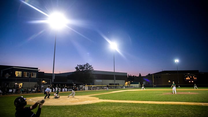 A Mississippi high school baseball team pulled out a trick play at a key moment to escape a jam on Tuesday, then went on to win the game 9-8.